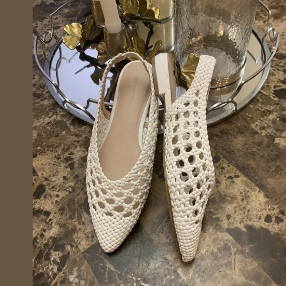 Something Navy Larissa Woven Slingback Flat - Picture 3 of 7